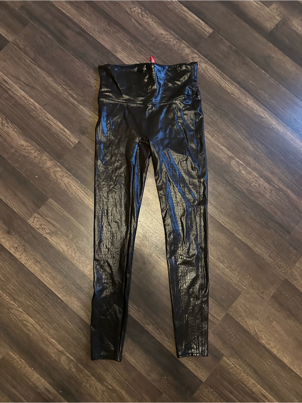 SPANX Brown Scale High-Waist Skinny Leggings